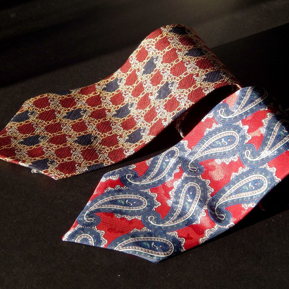 Botany 500 and Claiborne Tie / Bundle of 2